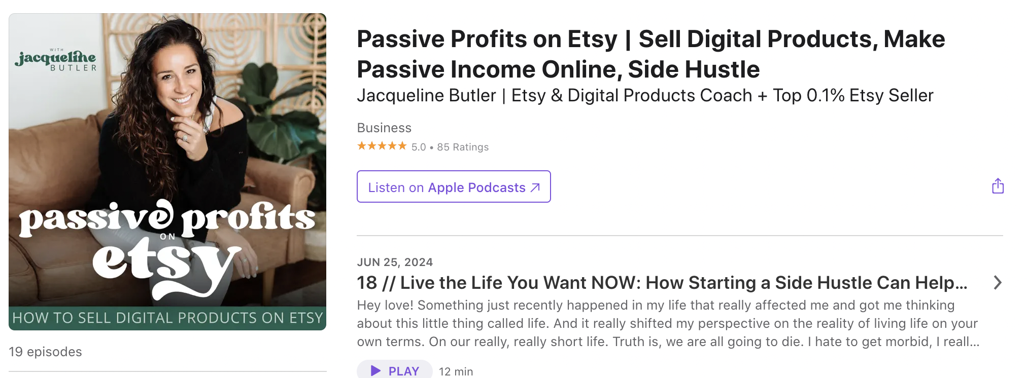 passive etsy