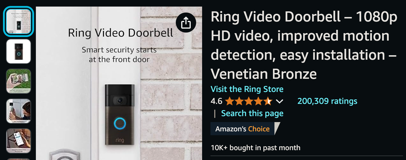 ring video doorbell