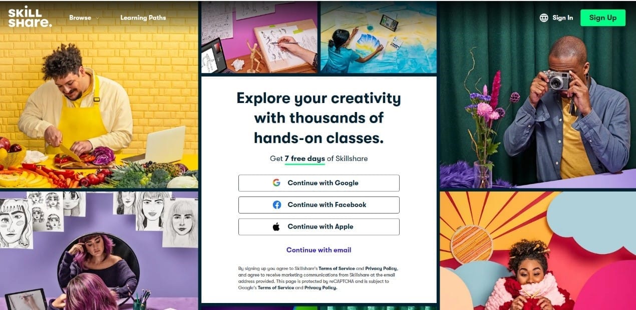 skillshare screenshot