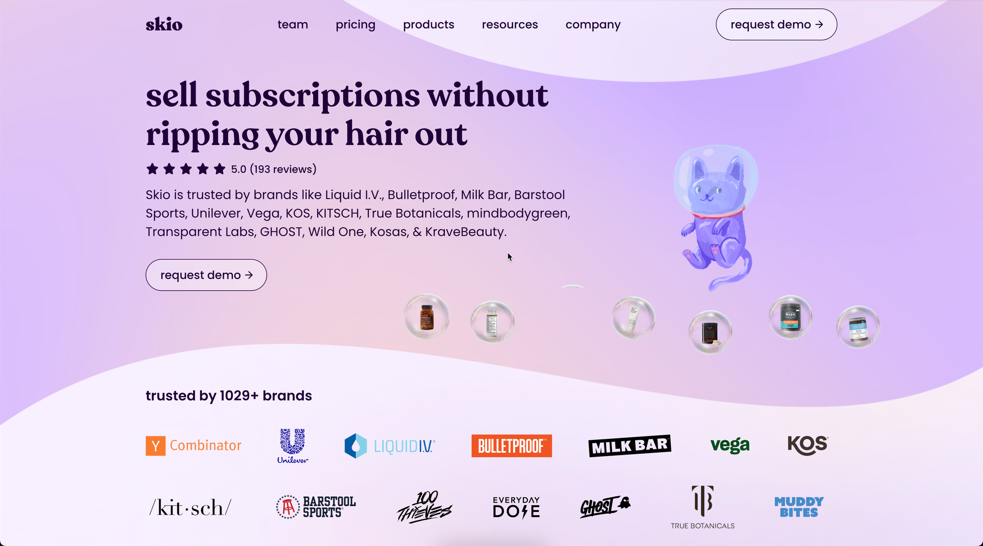 skio is a popular software for managing subscriptions.