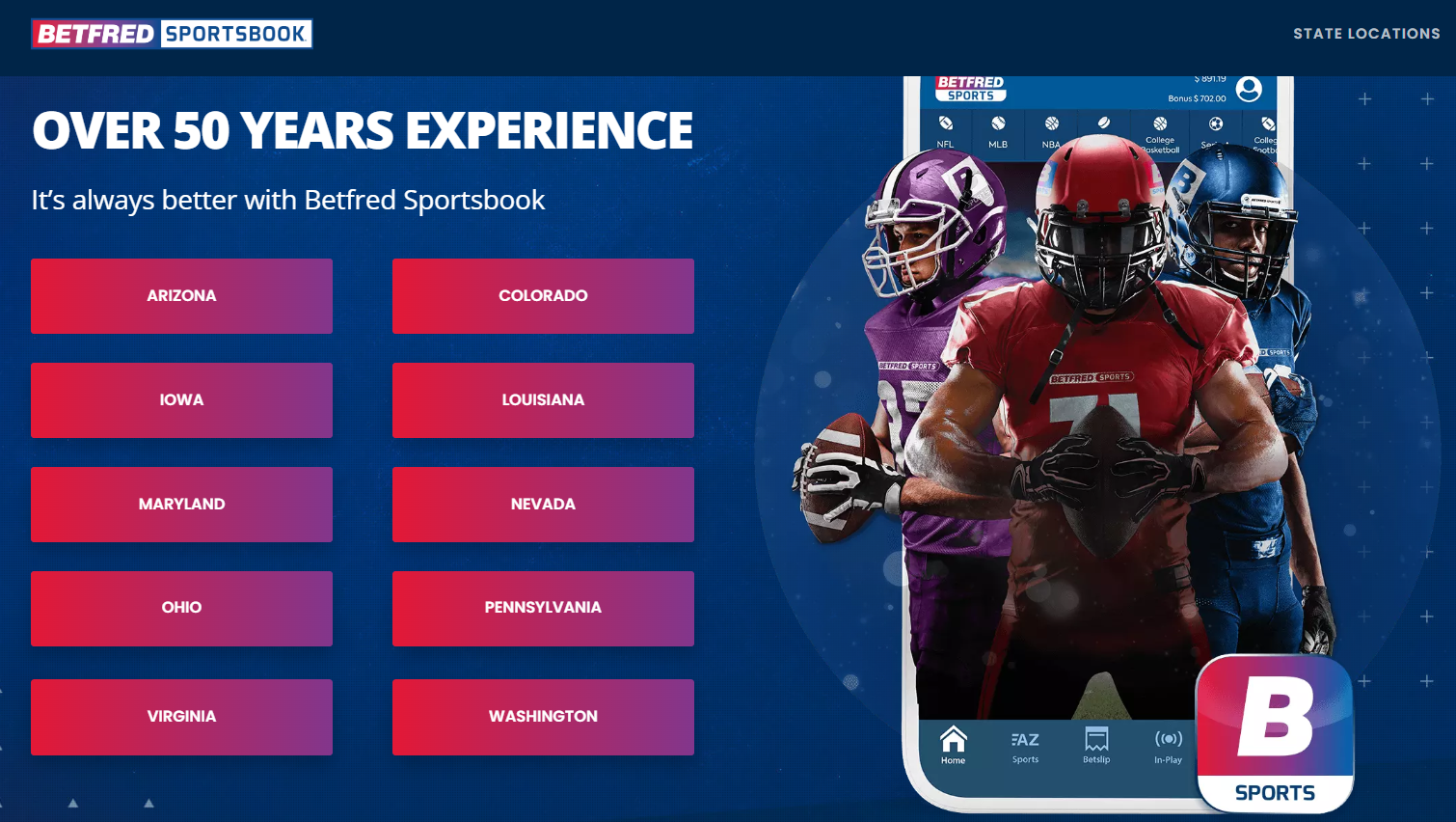 Betfred US locations