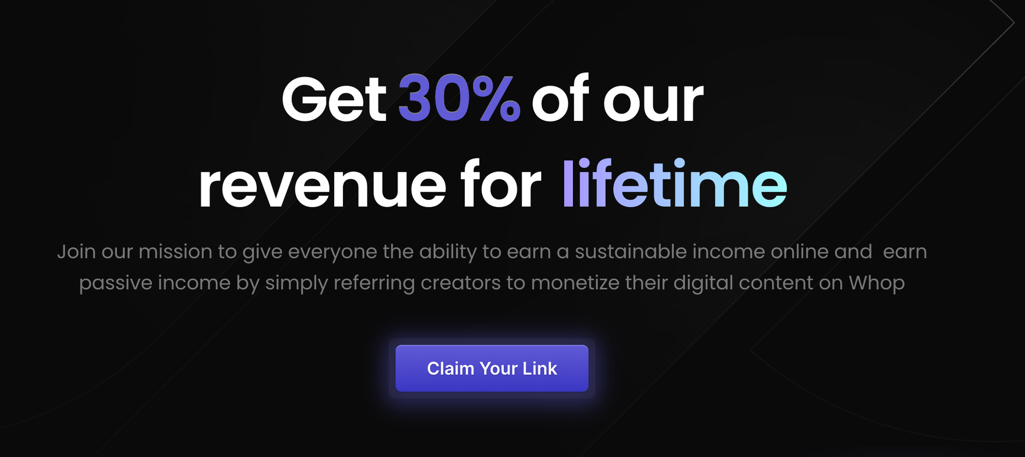 affiliate revenue whop