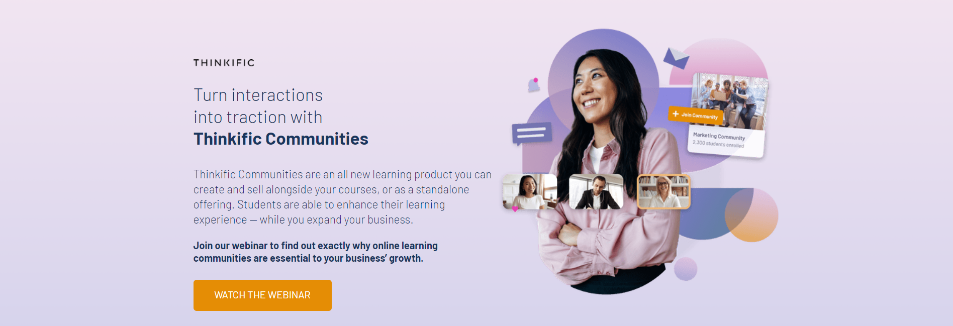 Thinkific&nbsp;communities