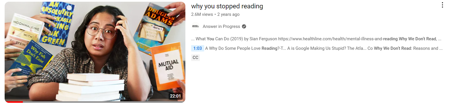 Answer In Progress Video