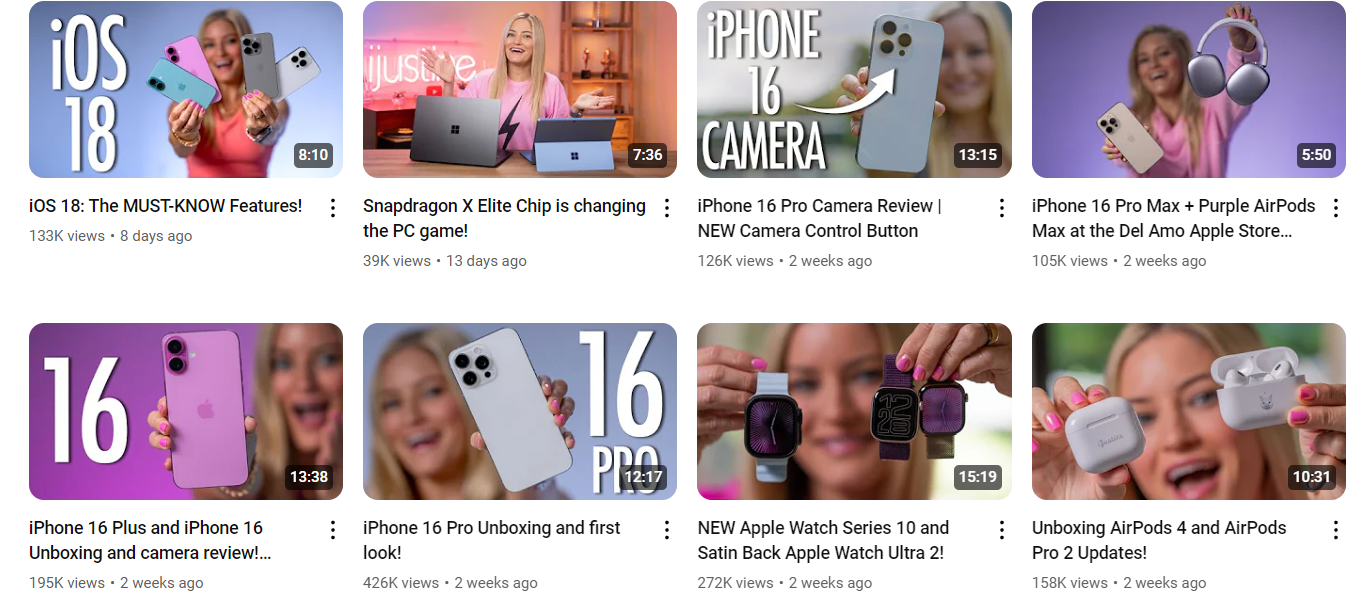 iJustine YouTube