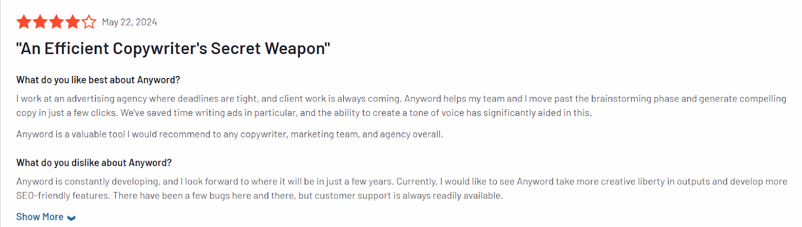 Anyword&nbsp;review