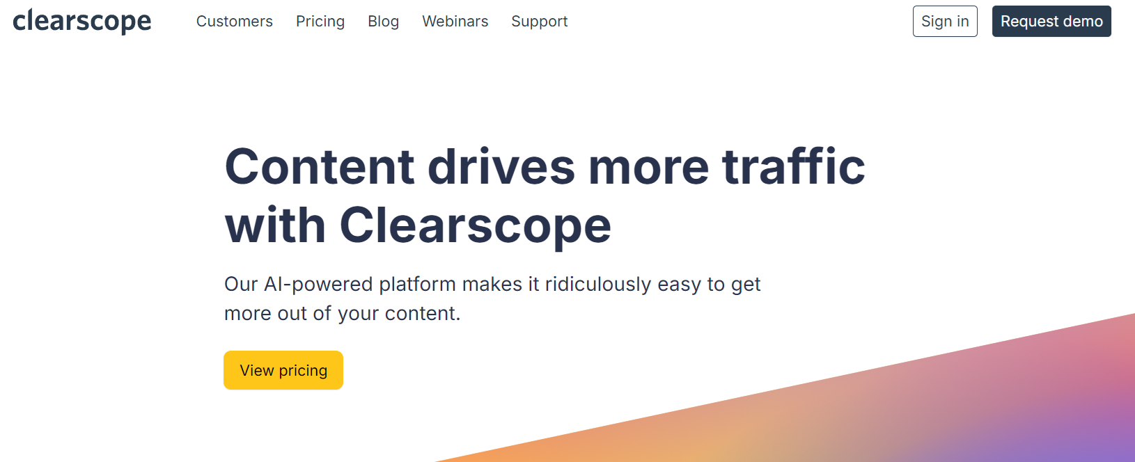 Clearscope&nbsp;