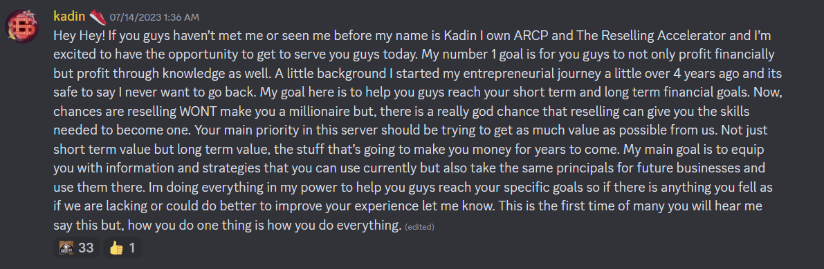 Discord server