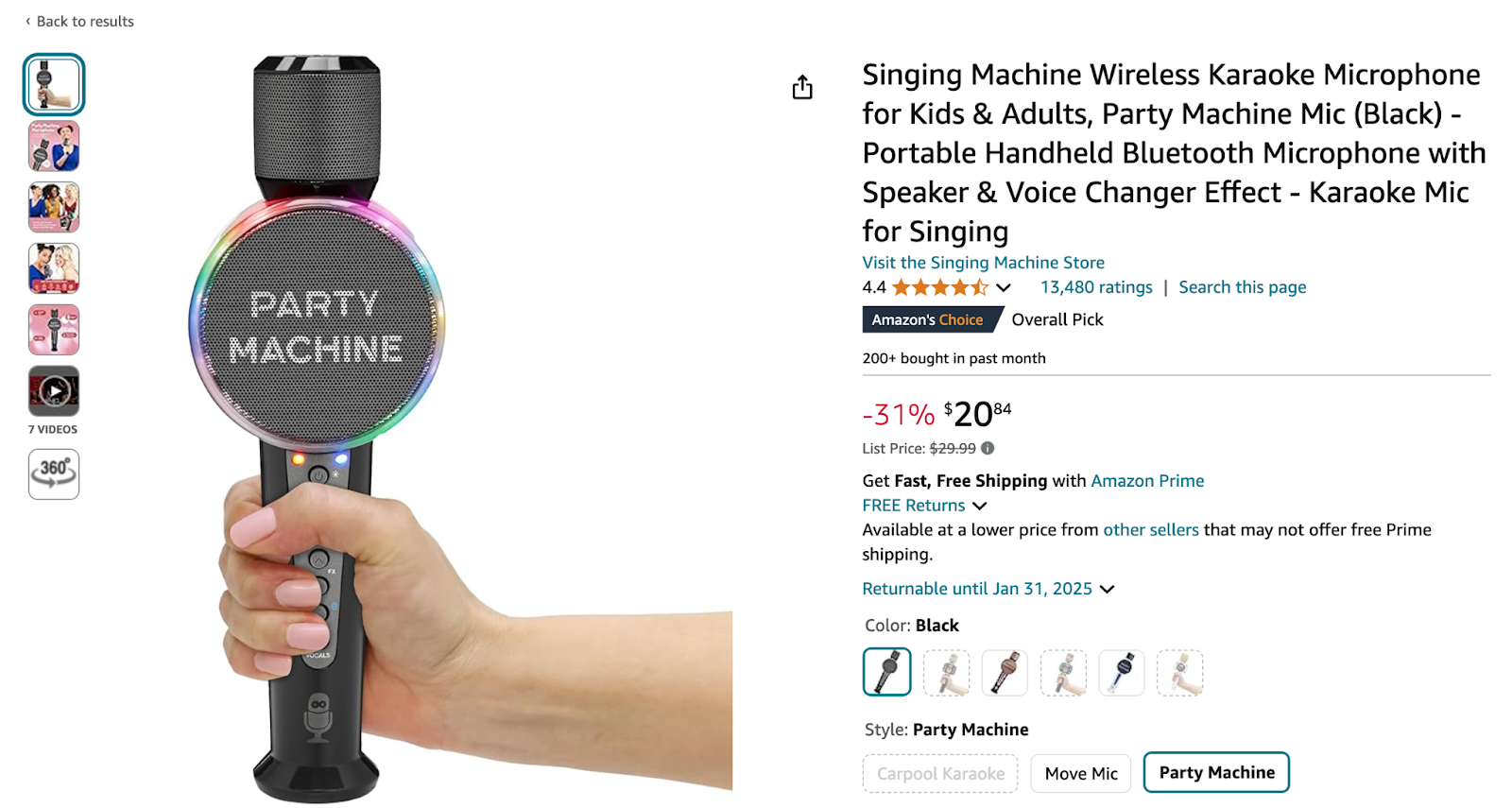 Bluetooth party microphones