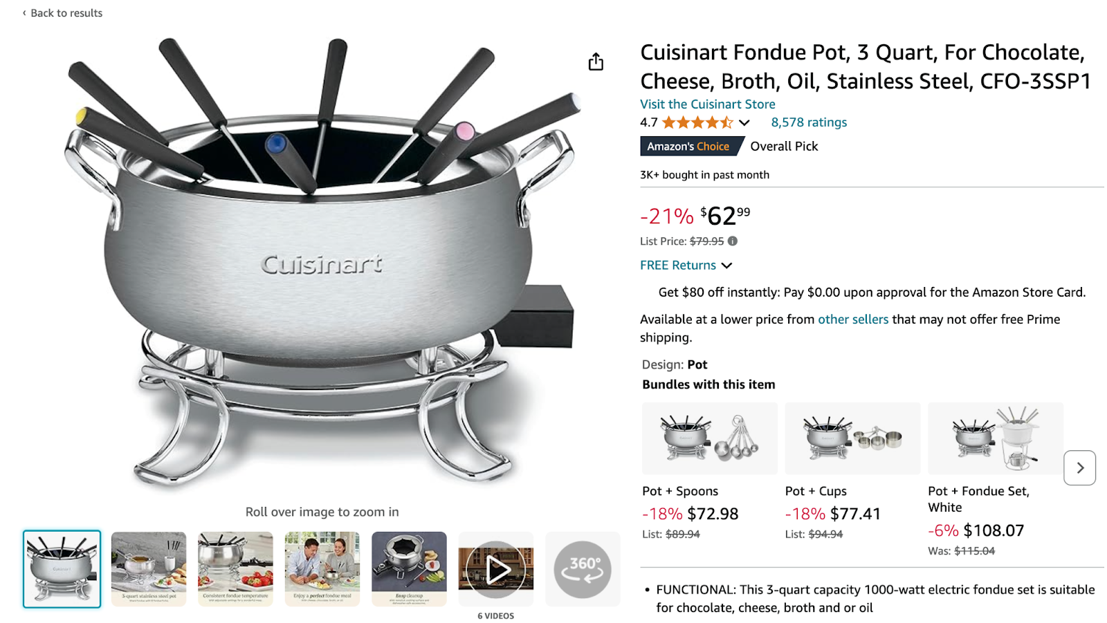 Fondue sets