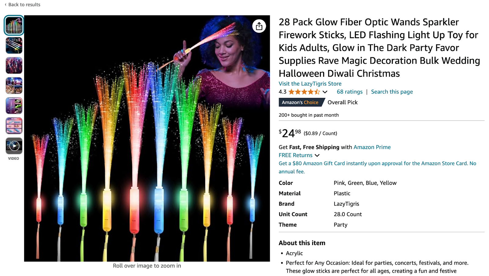 Handheld sparklers