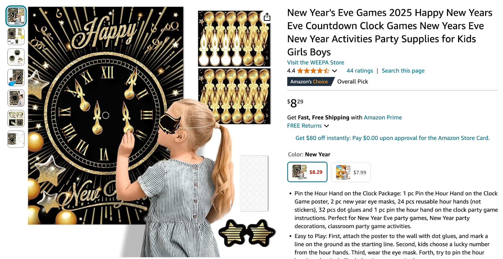 New Year’s Eve countdown clocks