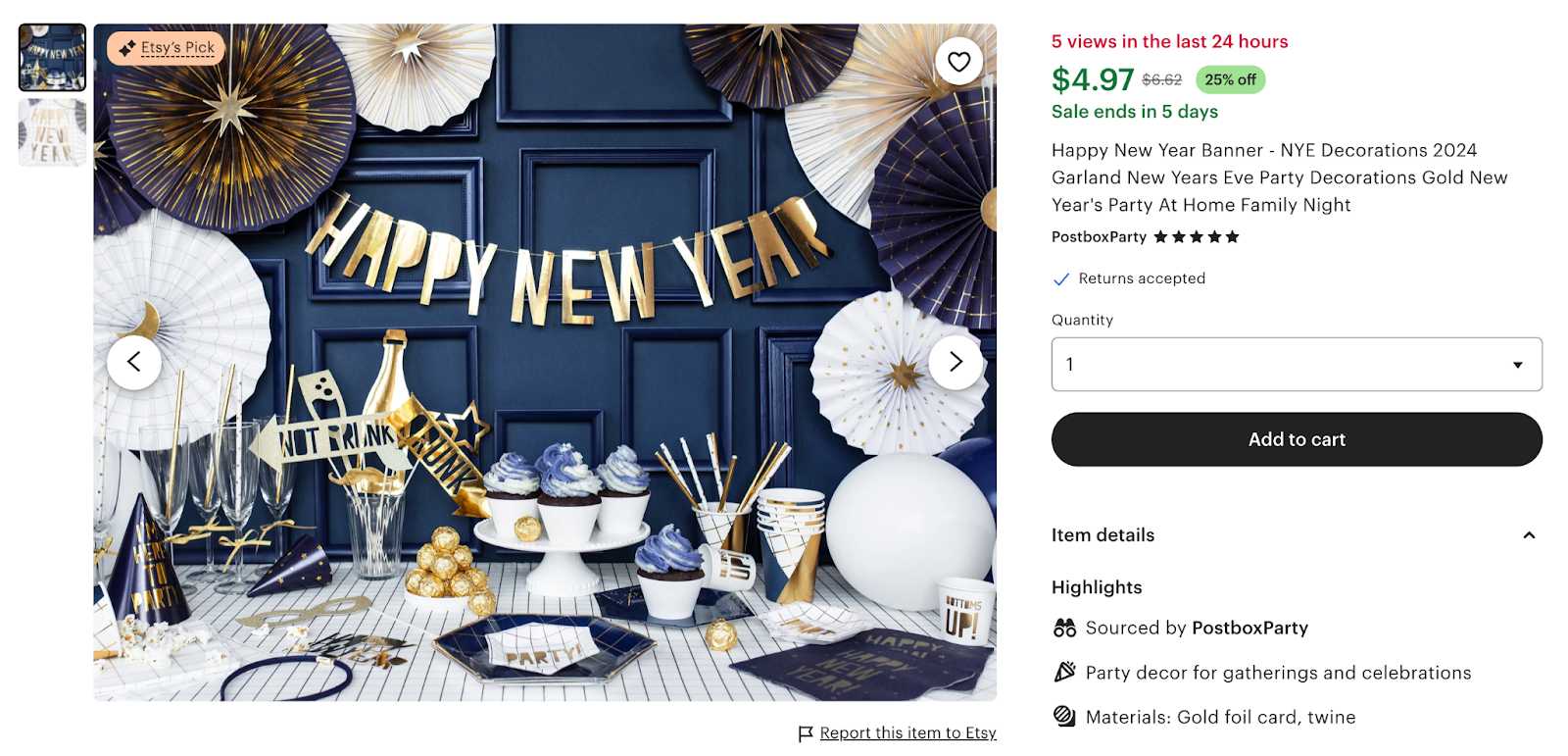 New Year’s Eve festive decoration