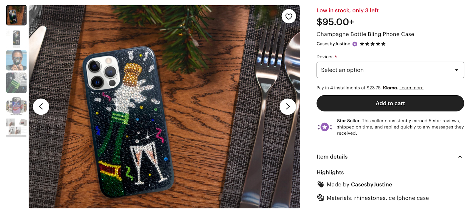 New Year’s Eve themed phone cases