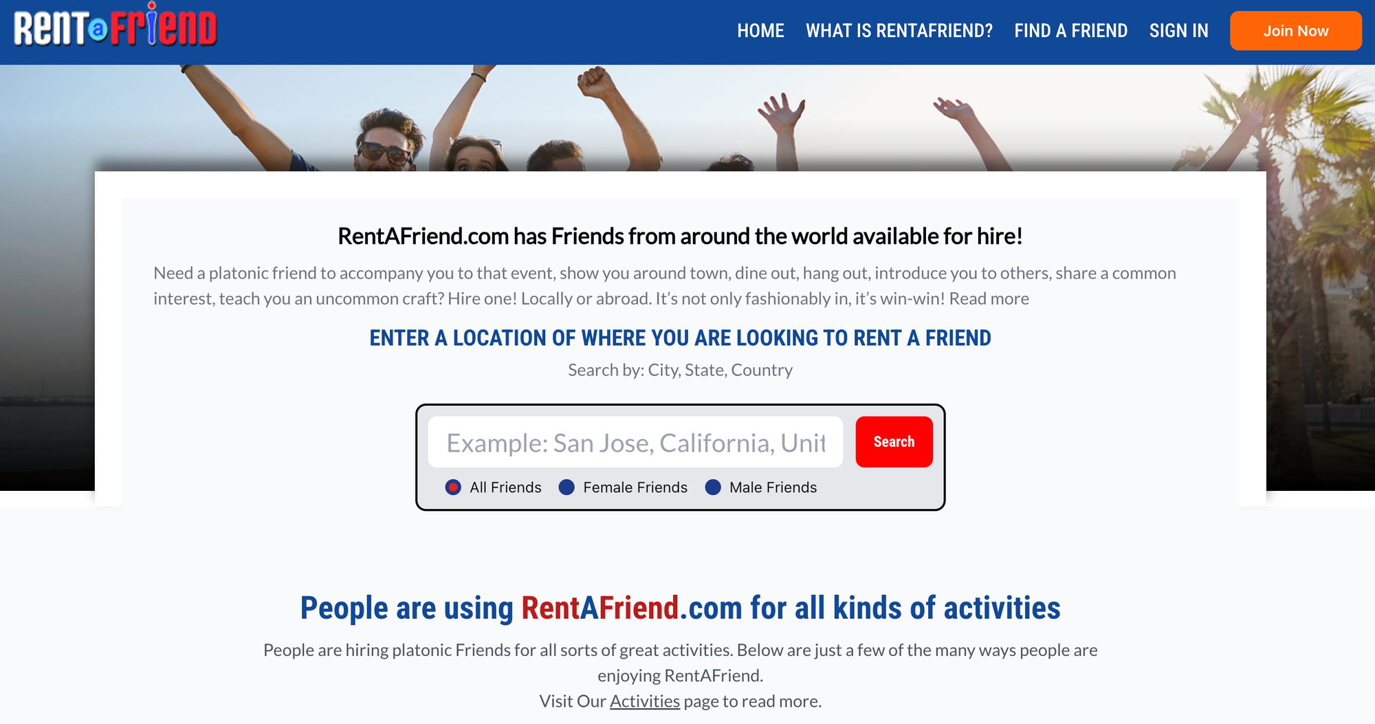 rent a friend