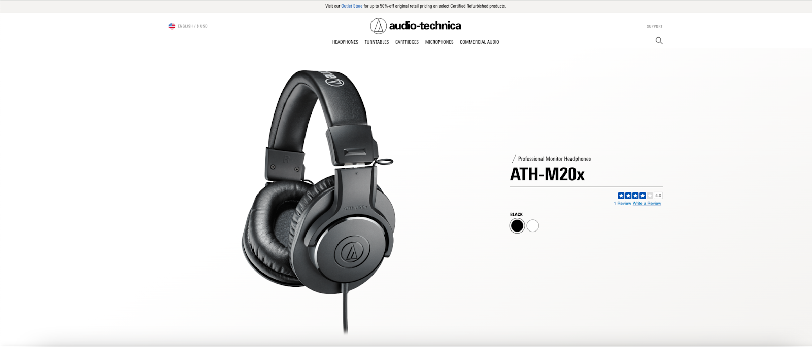 Audio Technica m20x