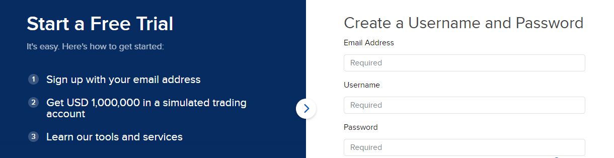 Create account