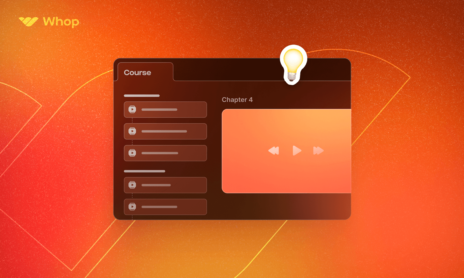 Creating courses on Whop