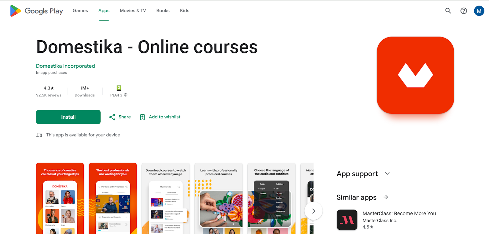 Domestika Google Play