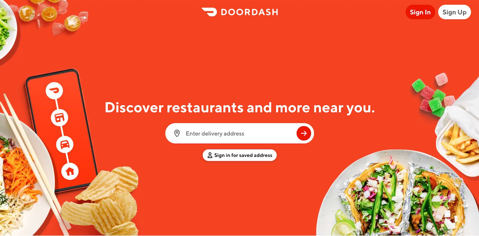 Food delivery driver