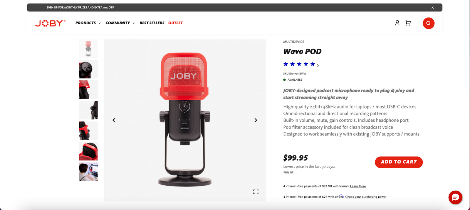 Joby Wavo POD