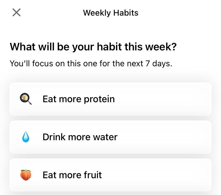 MFP habit