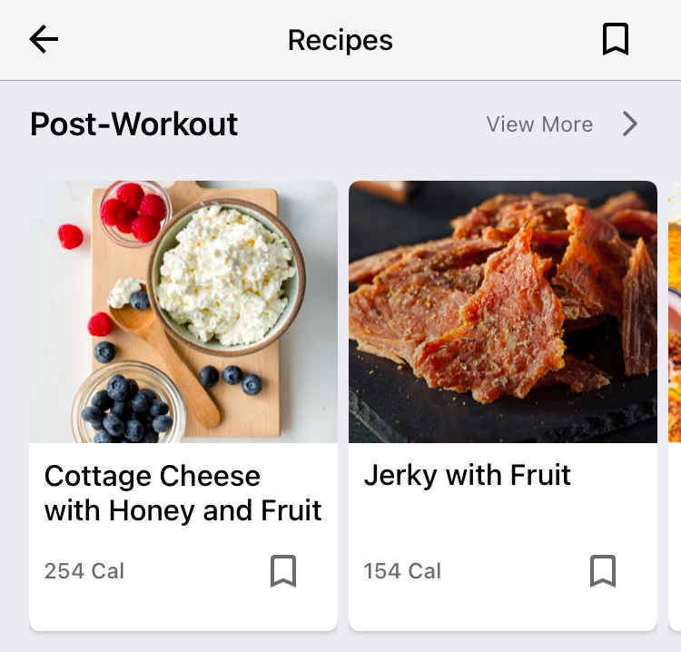 MFP recipes