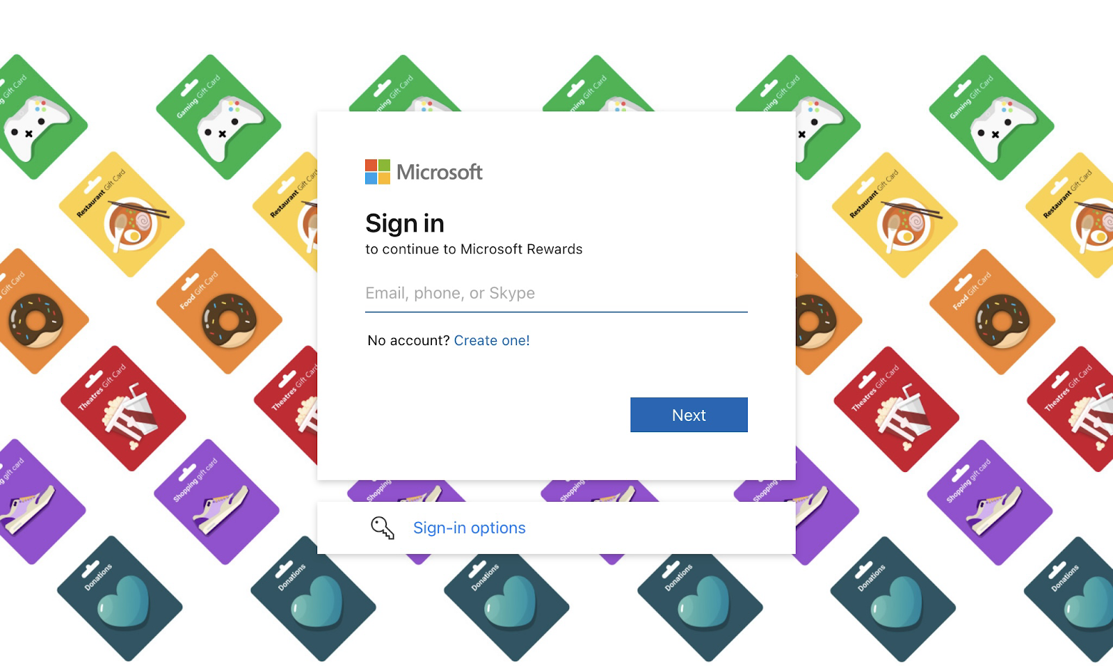Microsoft Rewards login