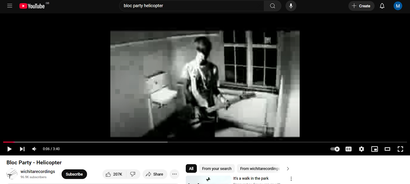 bloc party helicopter