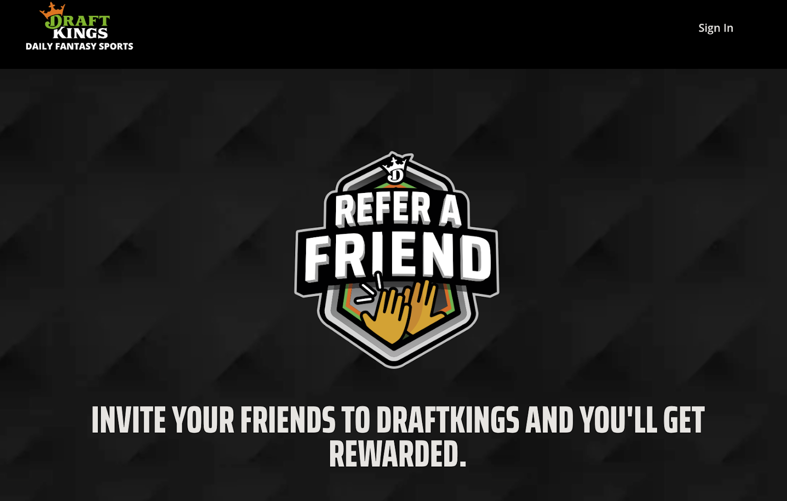 draftkings affiliate page