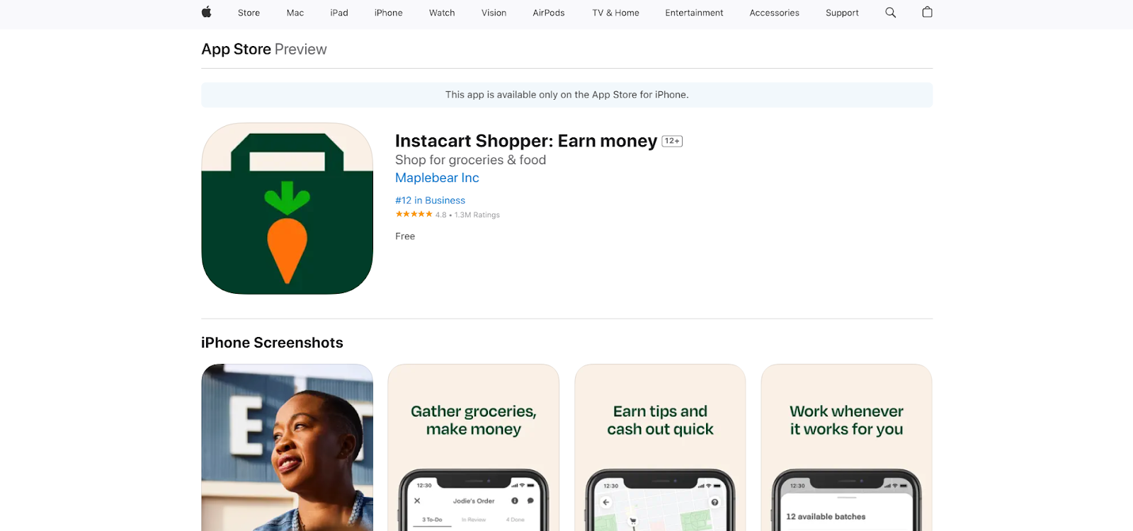 instacart app
