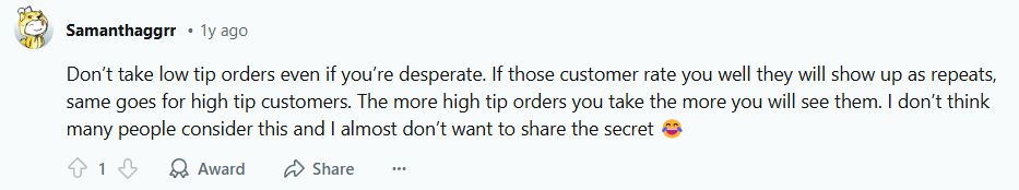 instacart tips