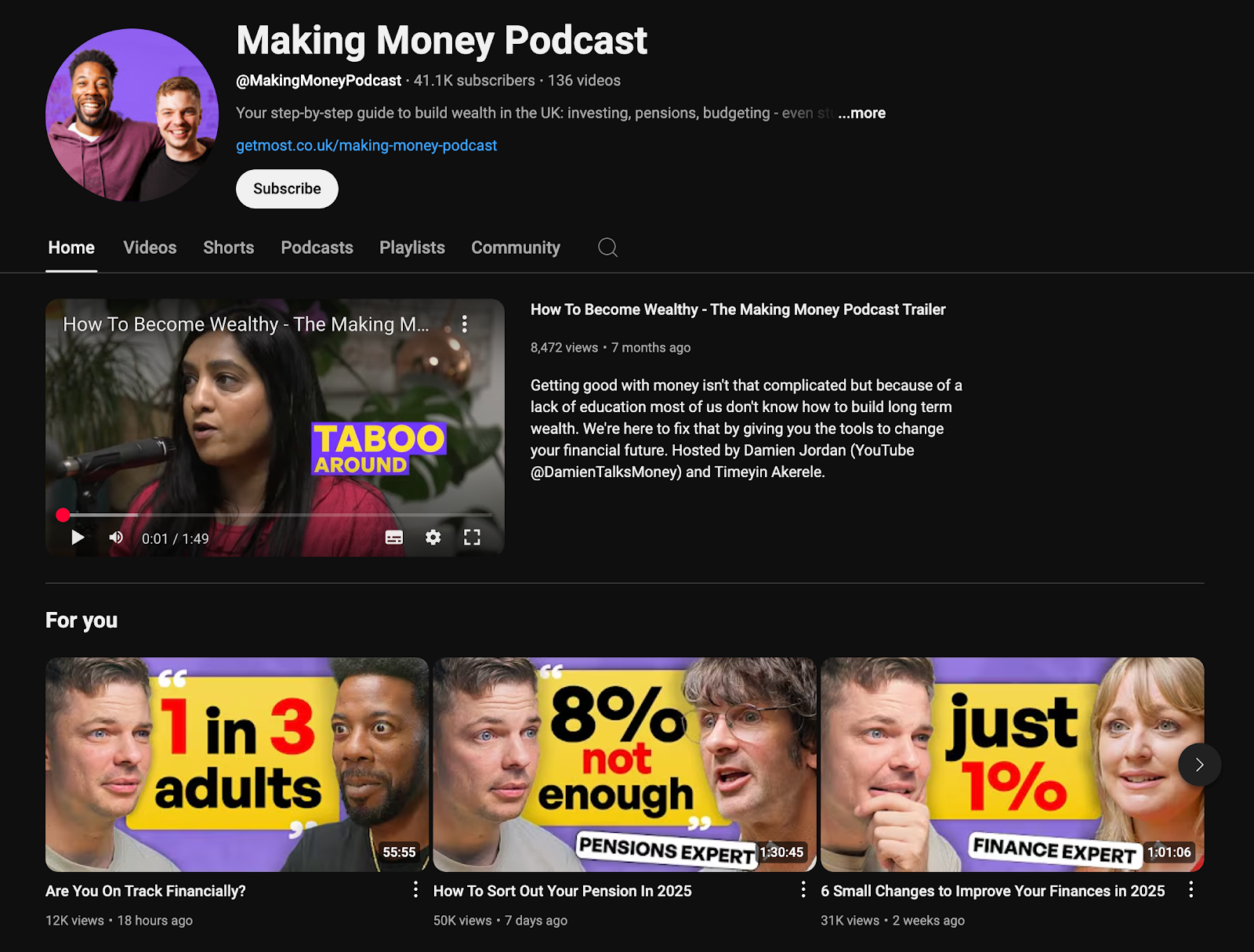 money making podcast