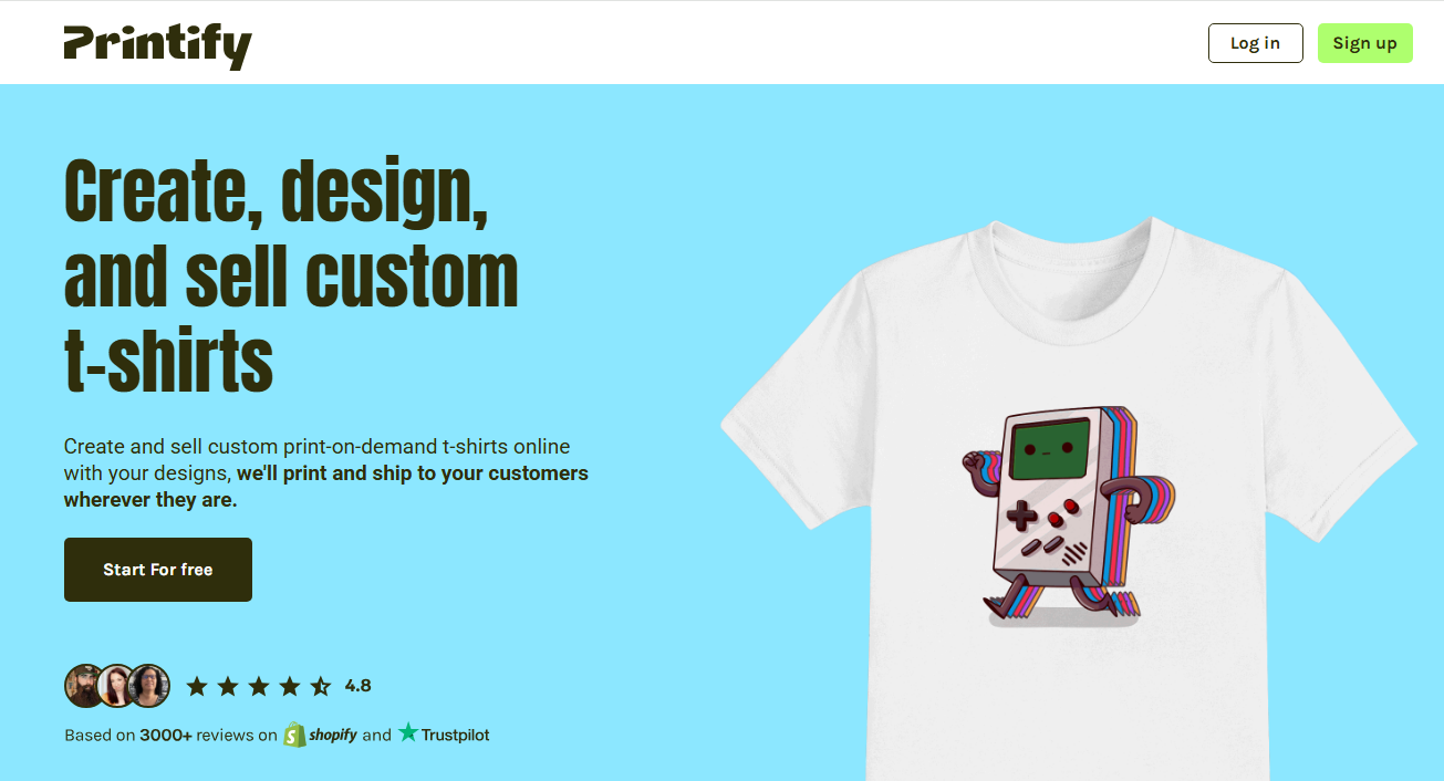 print-on-demand store