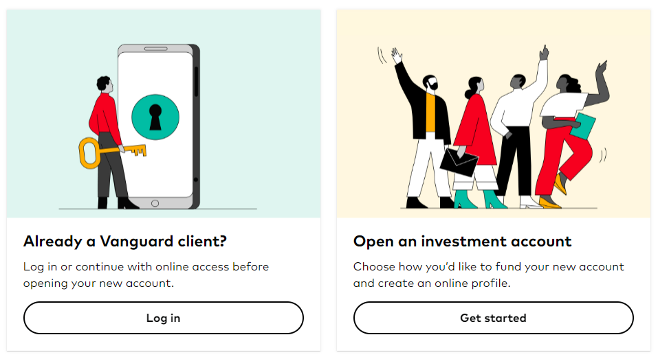 sign up vanguard