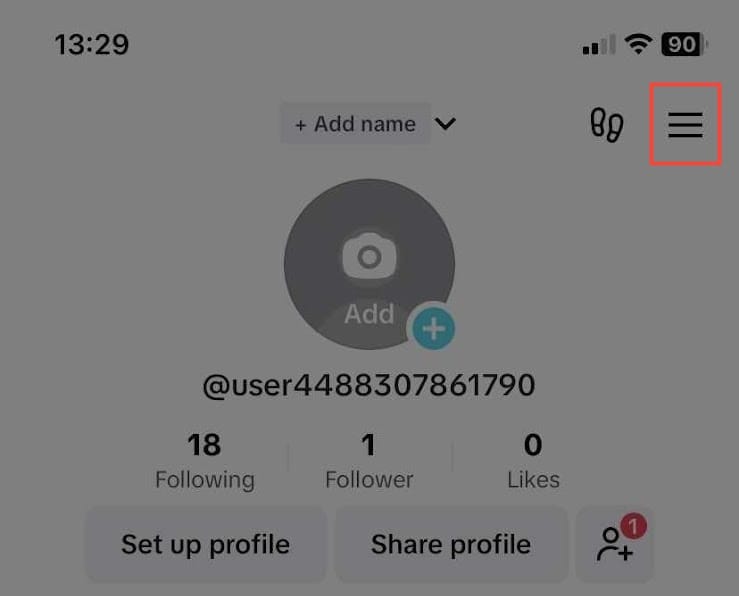 tiktok profile