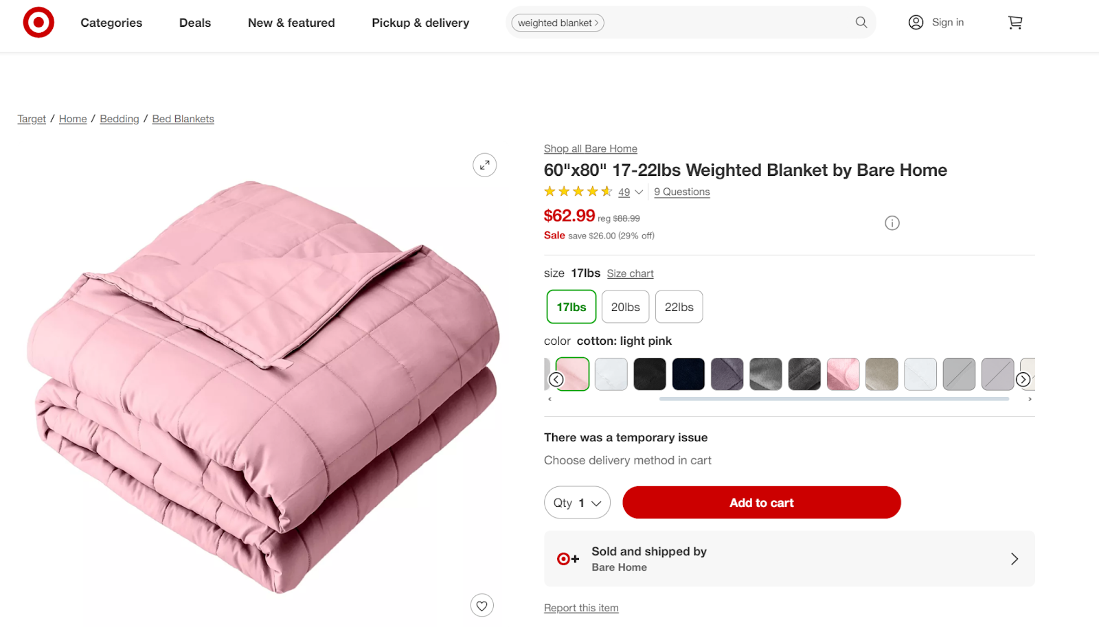 weighted blankets