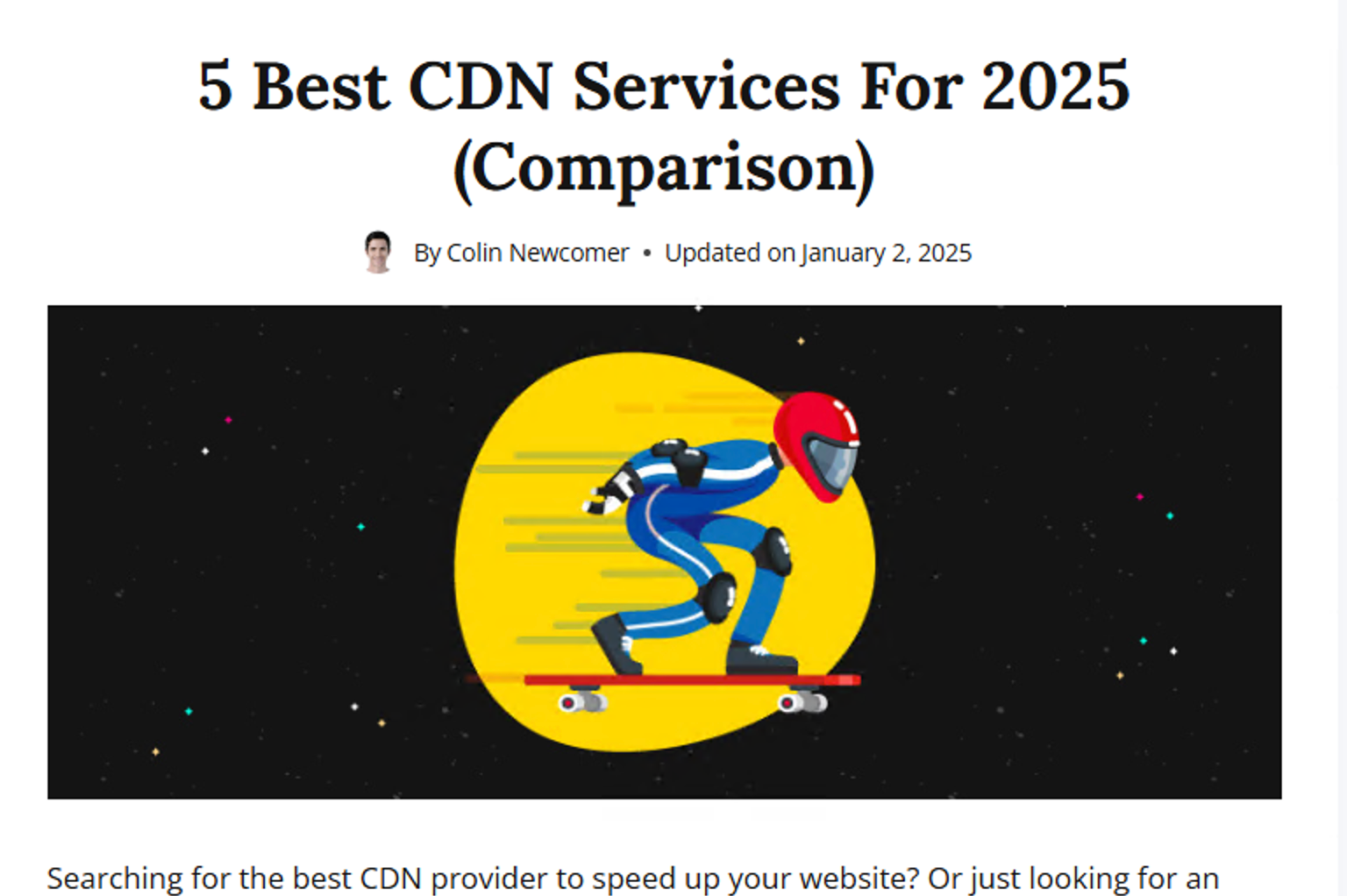 best CDN blog