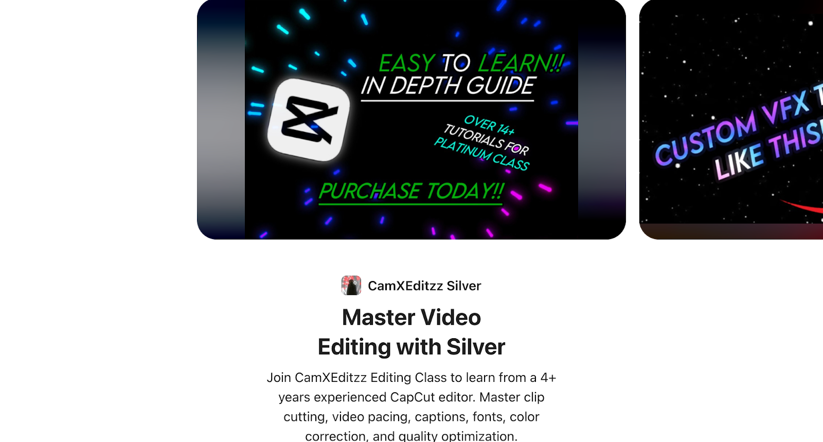 video editing silver