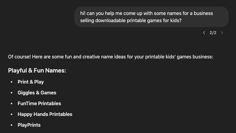 chatgpt printables
