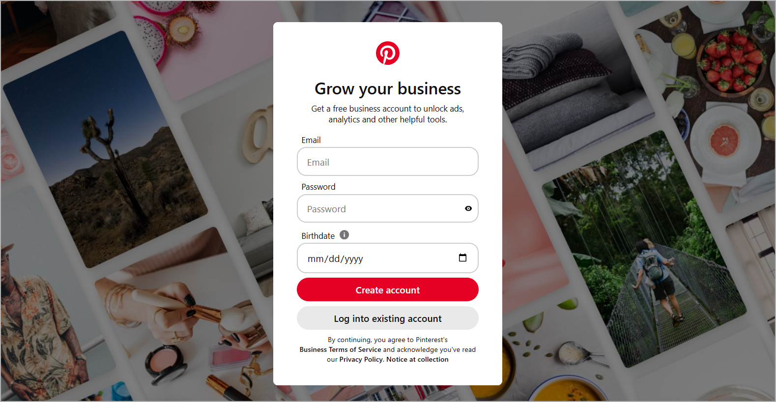 grow account pinterest
