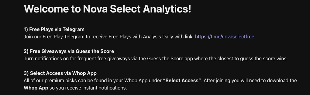 nova select free plays