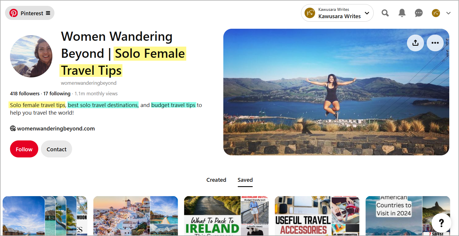 pinterest solo travel