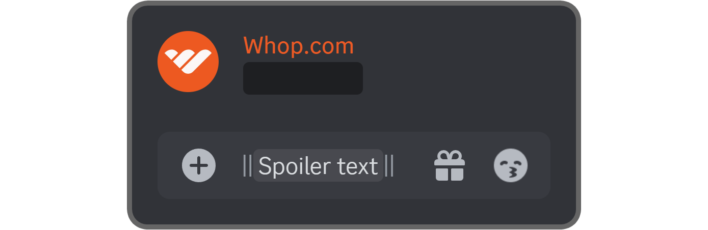 Spoiler formatting on Discord
