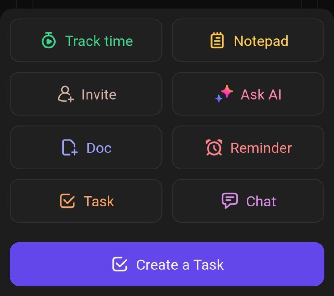 clickup app task