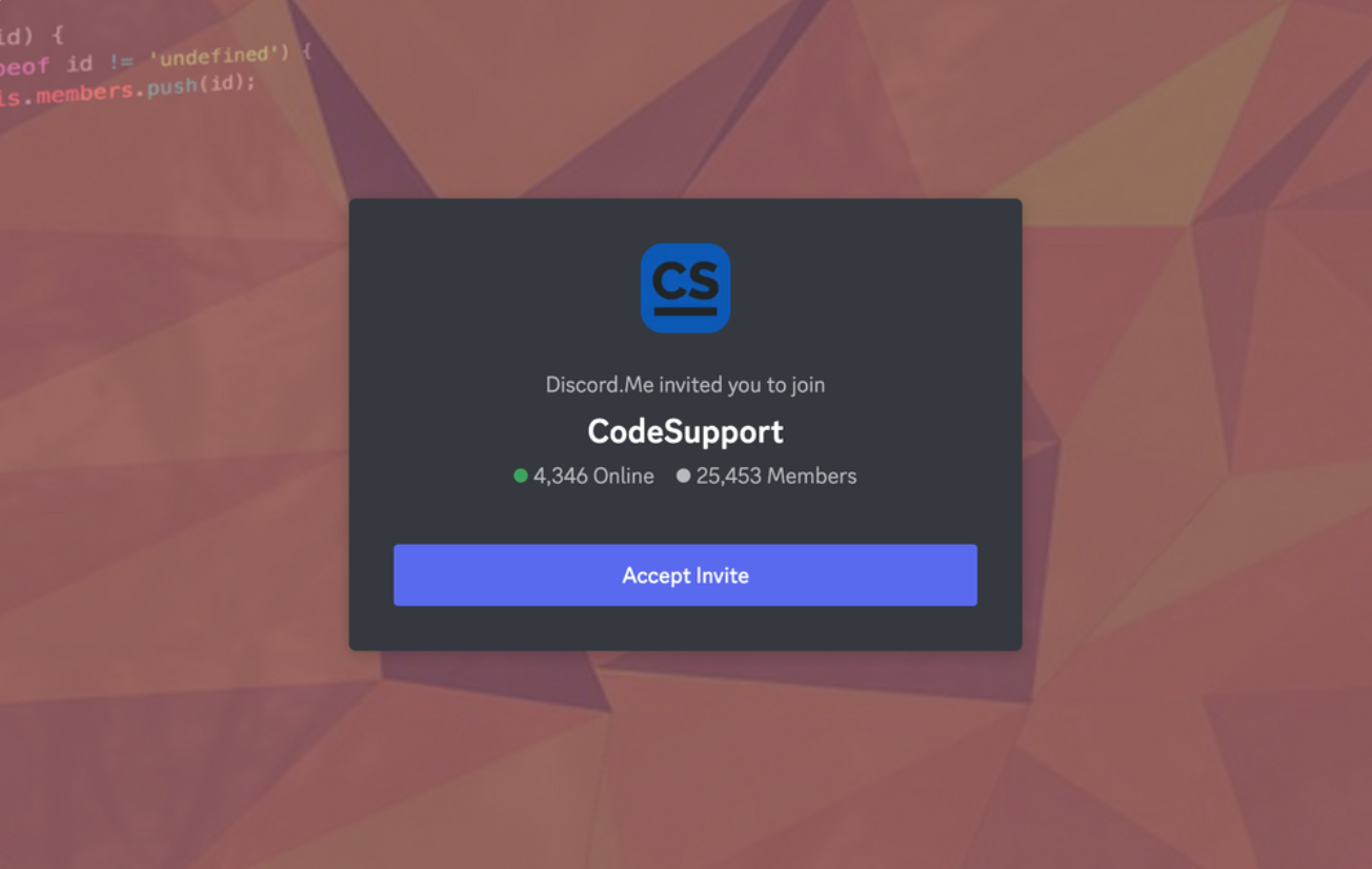 code support