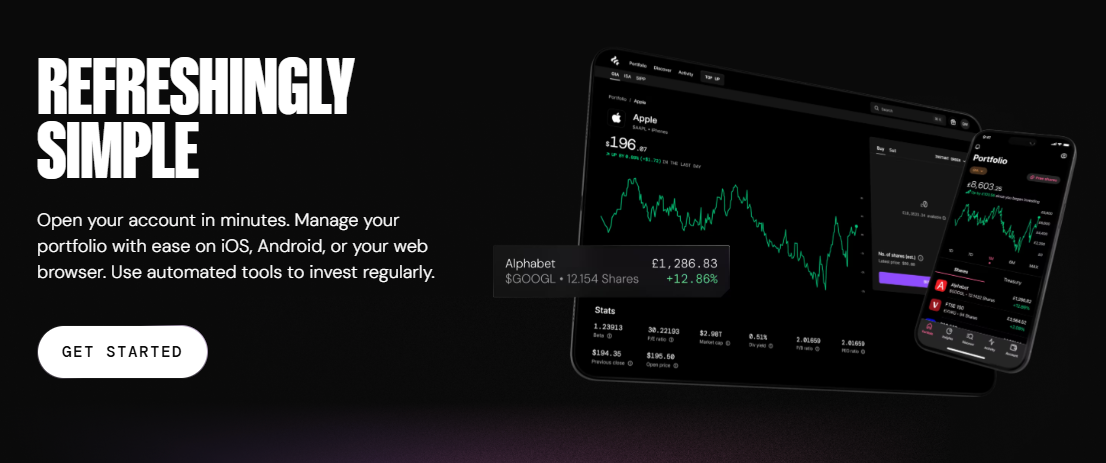 creating freetrade account