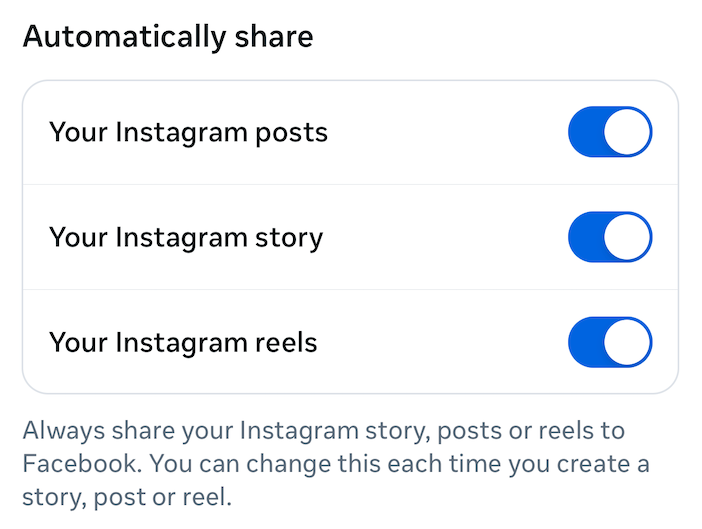 insta profile sharing