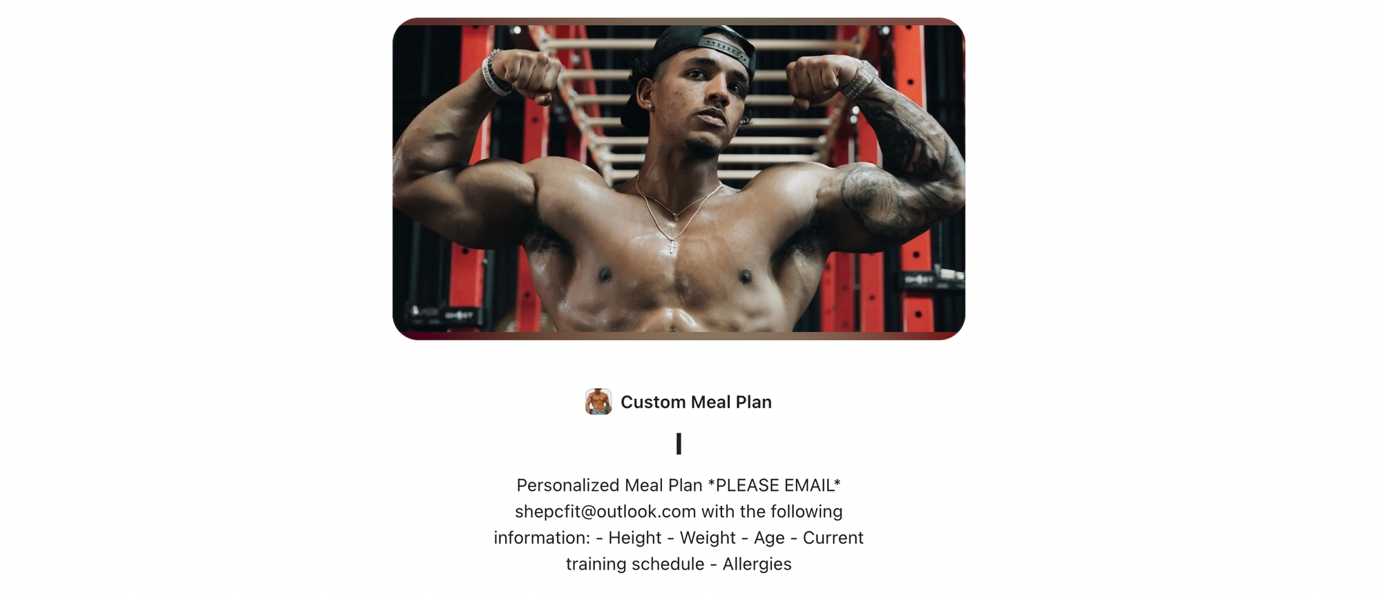 meal plan