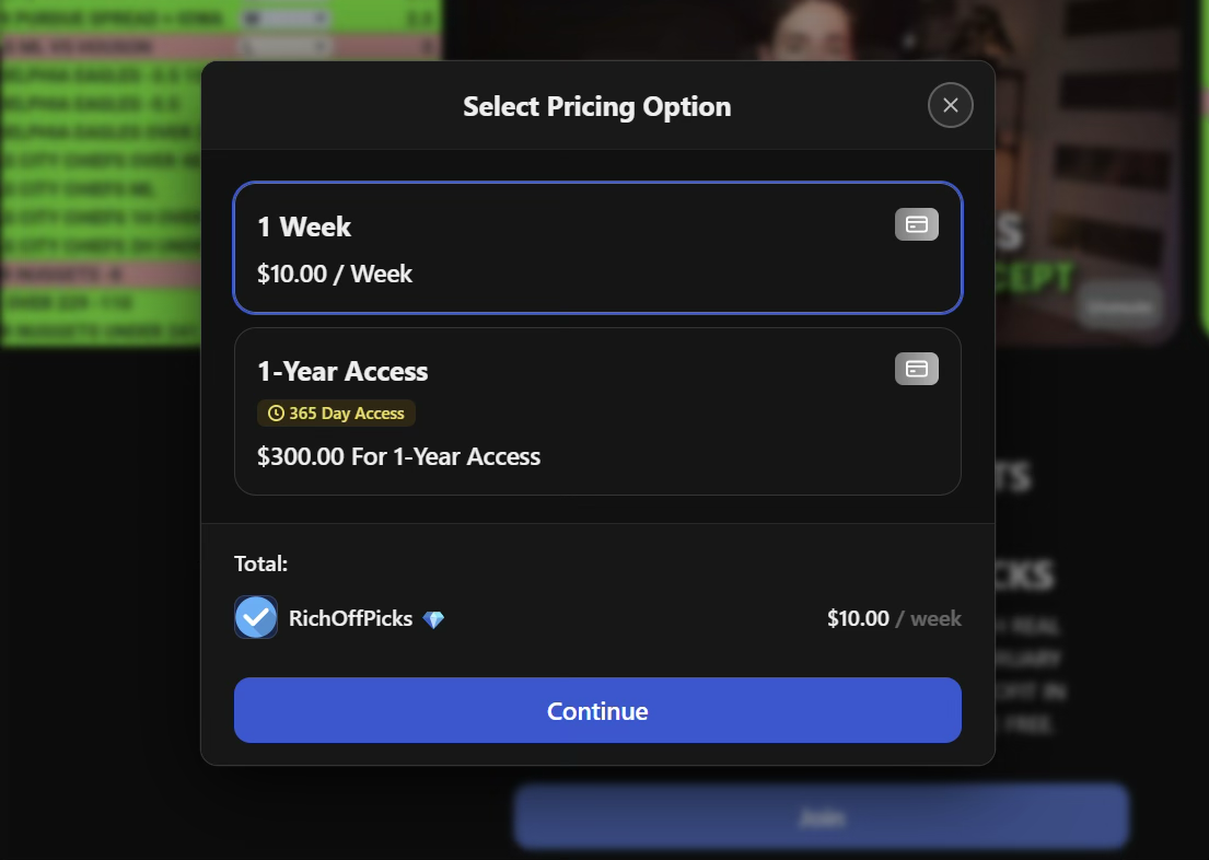 richoffpicks membership